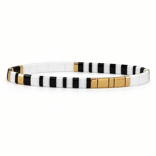Zebra Miyuki Bracelet