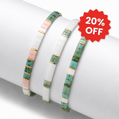 Coral Reef (Set of 3 Miyuki Bracelets)